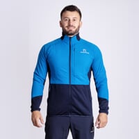 TORSTEN JKT pánská hybridní mikina s merinem modrá/černo-modrá
