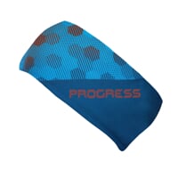 TR HDB PRINT sports wide headband petroleum/orenge