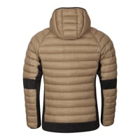 TRIVOR pánská hybridní bunda kávová/černá
