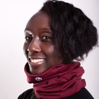TS NECK bandana plum