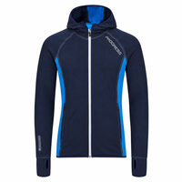 TOREZ HOODY pánská funkční mikina s kapucí tm.modrá/sv.modrá
