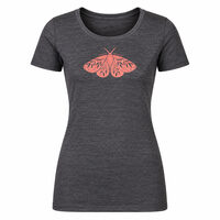 VINKA "ARCTIA" das Damen merino T-Shirt grau melange