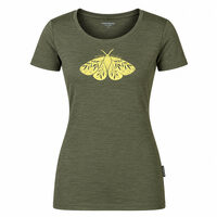 VINKA "ARCTIA" das Damen merino T-Shirt grau melange
