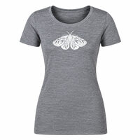 VINKA "ARCTIA" das Damen merino T-Shirt grau melange
