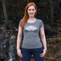VINKA "ARCTIA" das Damen merino T-Shirt lt.grau melange