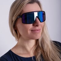 VISION BLU-R BLK/GRY športové okuliare čierna mat/sivá
