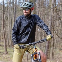 WINDY BIKE full-zip windbreaker black