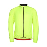 WINDY BIKE full-zip windbreaker neon yellow