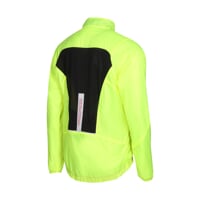 WINDY BIKE full-zip windbreaker neon yellow