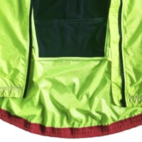 WINDY BIKE full-zip windbreaker neon yellow
