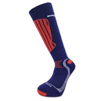 X-HIGH winter skiing long socks black/red/white