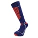X-HIGH winter skiing long socks grey/green/yellow